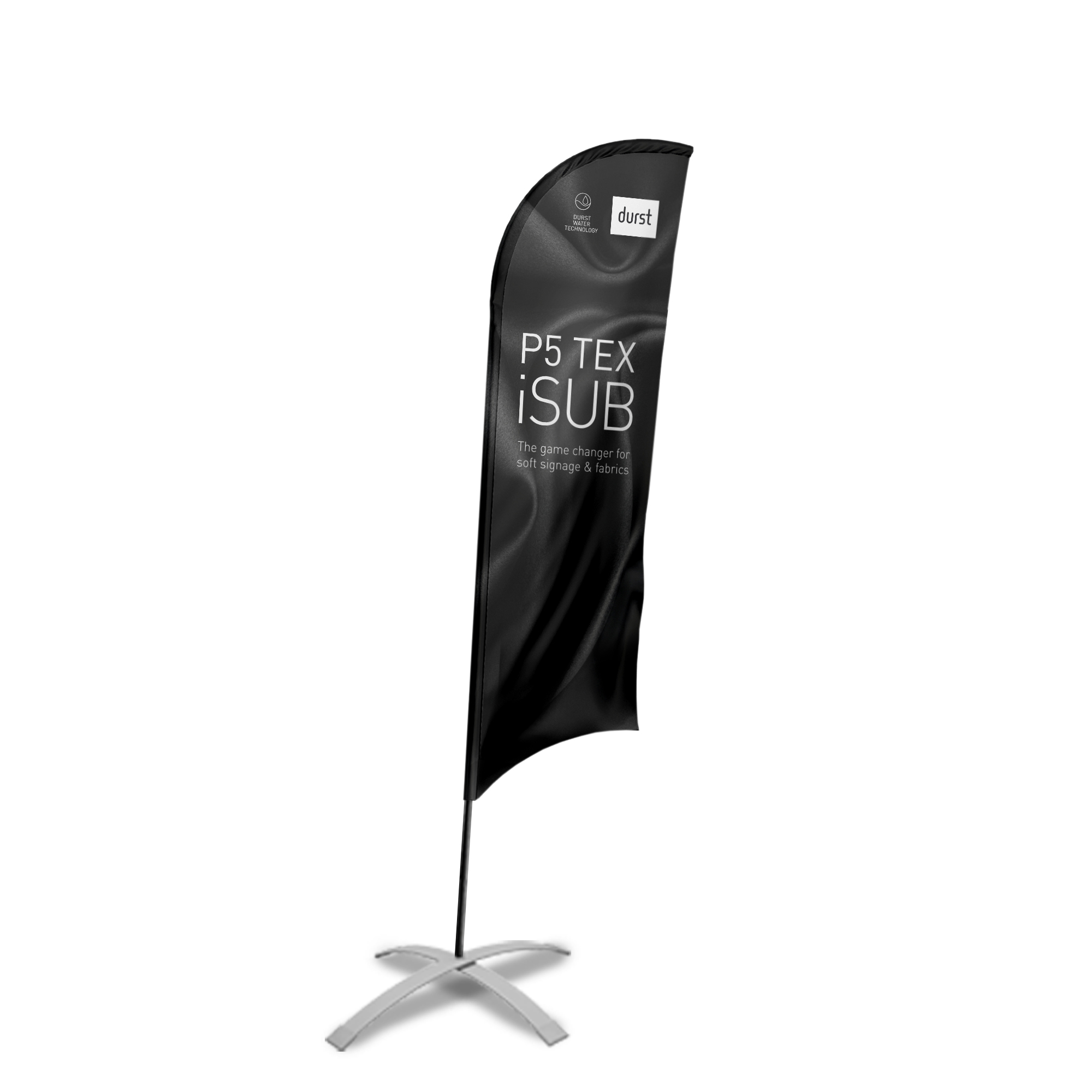 Feather flag - concave cut