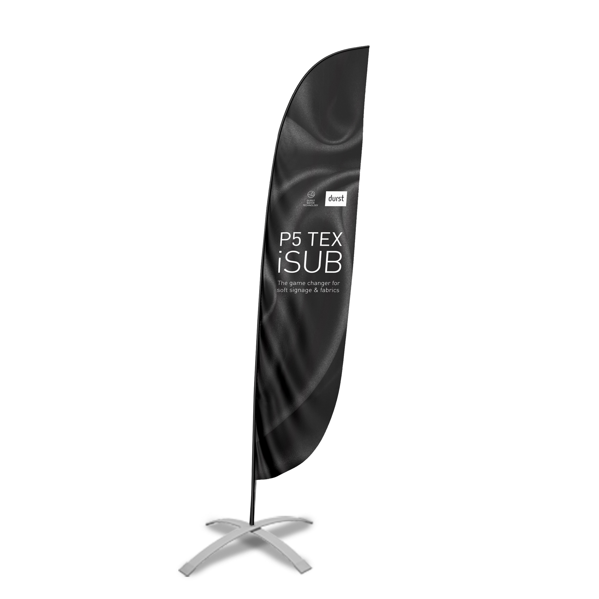 Beachflag - convex cut
